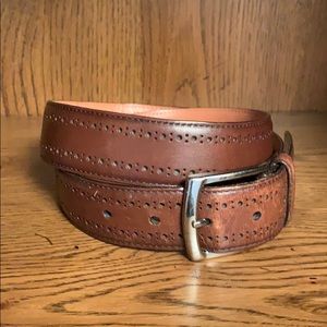 Leather belt